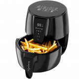 Lifelong Digital 4.2L Air Fryer With Touch 1350W, Temperature Control & Timer With Hot Air Circulation Technology (Black, Llhfd439), 4.2 Liter
