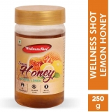 Wellness Shot Lemon Honey 100% Natural Honey, 250 g