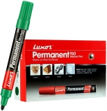Luxor 960 Permanent Marker – Green – Box of 10