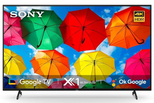 Sony Bravia 139 cm (55 inches) 4K Ultra HD Smart LED Google TV KD-55X74K (Black) | With 3 Year Warranty (Except Kerala)
