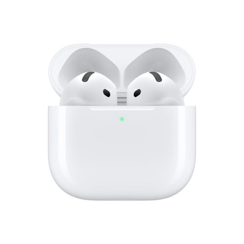 Apple AirPods 4 Wireless Earbuds, Bluetooth Headphones, Personalised Spatial Audio, Sweat and Water Resistant, USB-C Charging Case, H2 Chip, Up to 30 Hours of Battery Life, Effortless Setup for iPhone