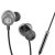 Nu Republic Jaxx 10 Wired Earphone with 10mm Drivers, Deep Bass and Mic – Grey