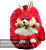 TEDIZ Very Soft School Bag High Quality For Nursery Lkg, Ukg Under 5 Years Kids School Bag ( Multicolor Color Bunny Bag 34 Cm ) – 34.19 cm  (Pink)