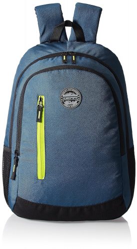 Gear Navy Blue and Green Casual Backpack (BKPECOBP40503)