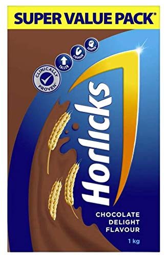 Horlicks Chocolate Health & Nutrition Drink 1 kg Refill Pack, For immunity and 5 signs of growth
