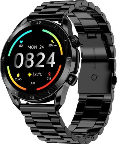 Fire-Boltt Legacy 1.43 AMOLED Bluetooth Calling with First Ever Wireless Charging Smartwatch  (Matte Black Strap, 1.43)