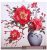 SkyWalls Wooden Framed Beautiful Flower Printed Ready to Hang Canvas 30 cm x 30 cm Painting